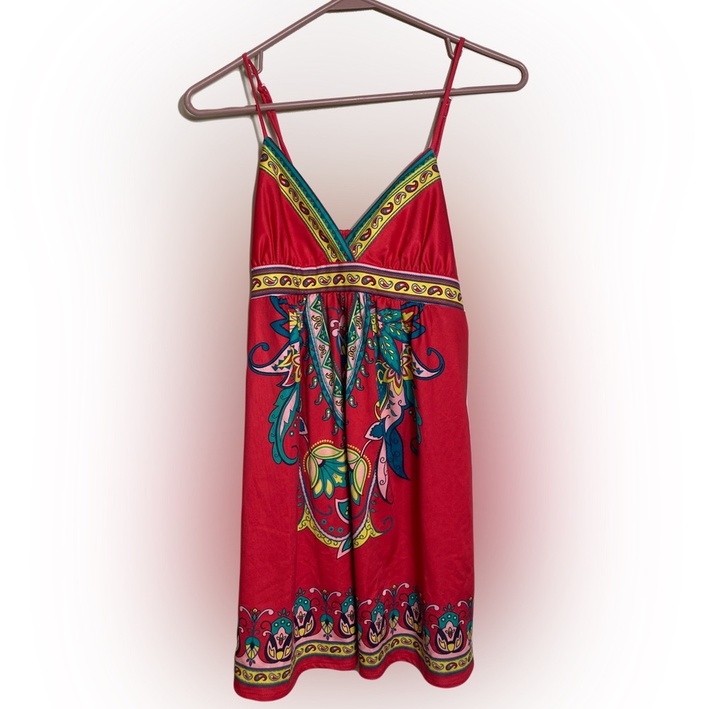 Forever 21 Tribal Red Top Size Small